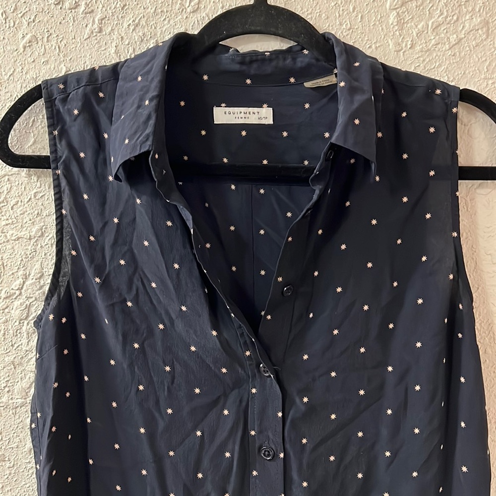 100% silk equipment shift dress
